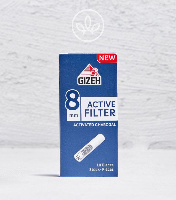 8mm Active Filter mit Activated Charcoal 10 Stück