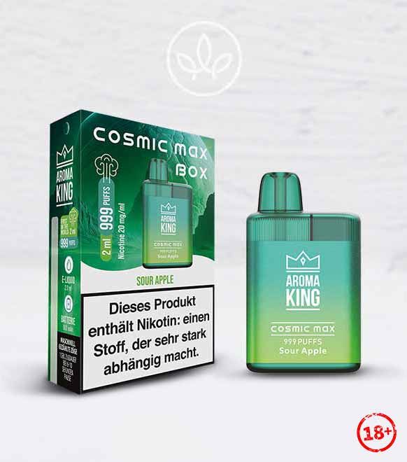 Cosmic Max Box Sour Apple 20mg