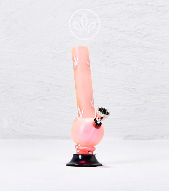 Mini Acryl Bong 15cm, Pink