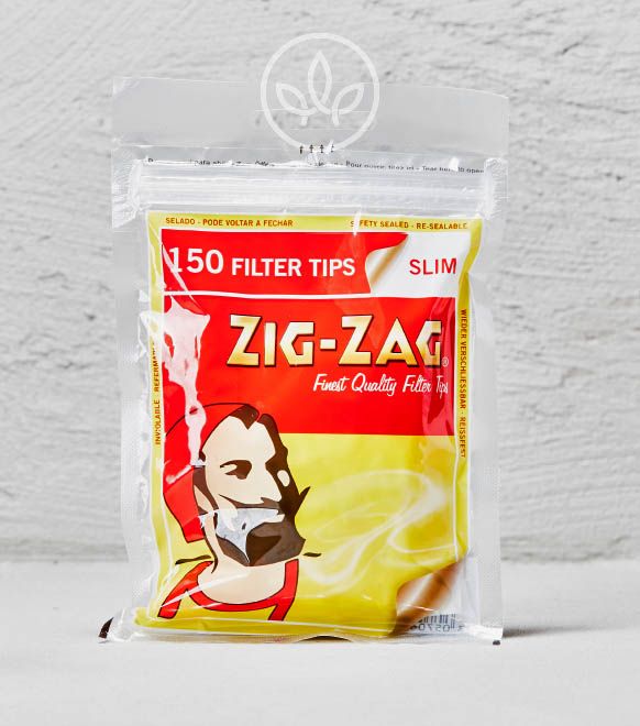 Zig zag slim filter tips