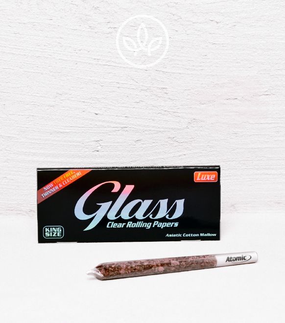 Glass Clear King Size Rolling Papers