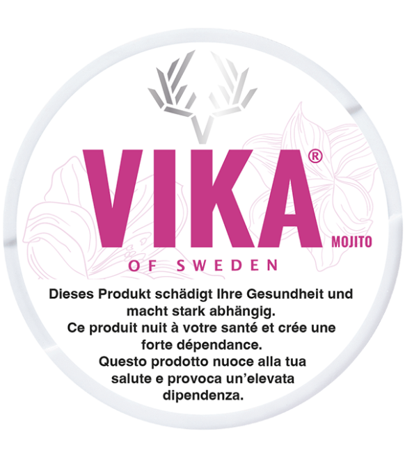 Vika Mojito mit fruchtigem Erdbeer- und Minzgeschmack