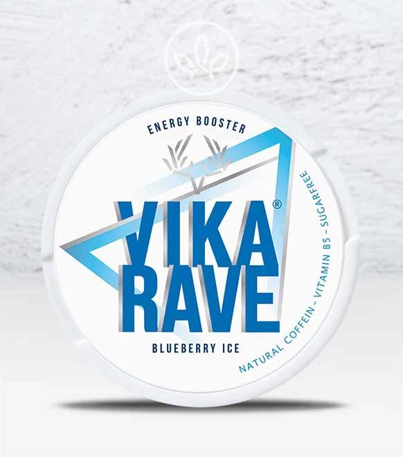 Vika Rave Blueberry Ice Koffein Snus - Bestellen & 17% Sparen Australia