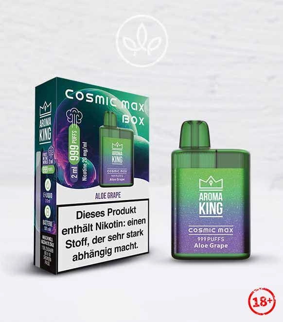 Cosmic Max Box Aloe Grape 20mg