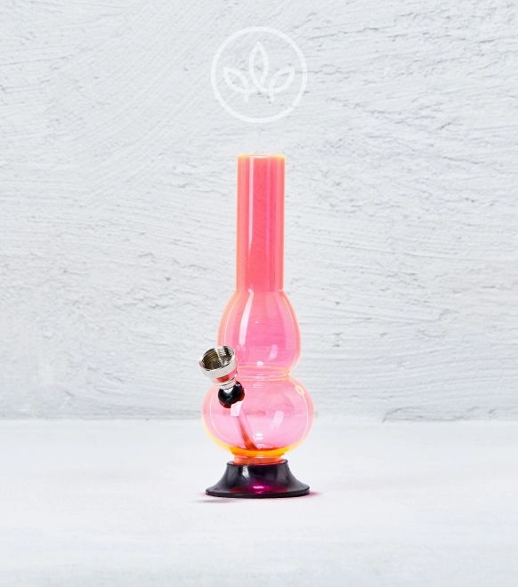 Mini Acrylbong 15cm, Orange