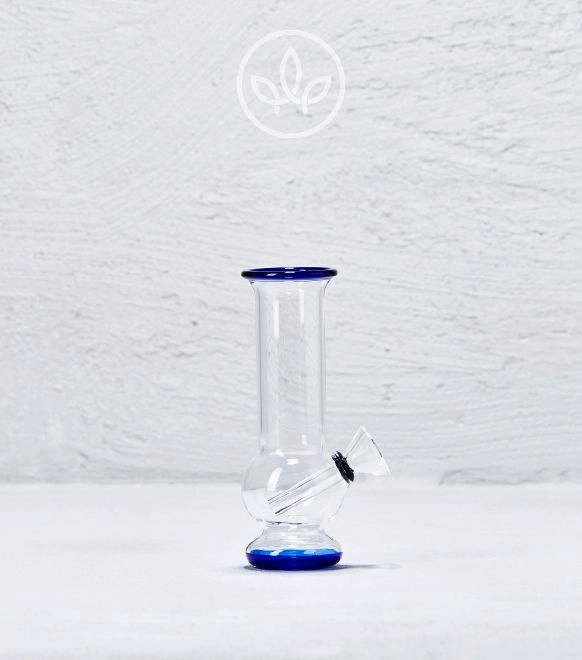 Mini Glasbong 12cm, Blau