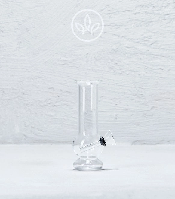 Mini Glasbong 12cm, Transparent