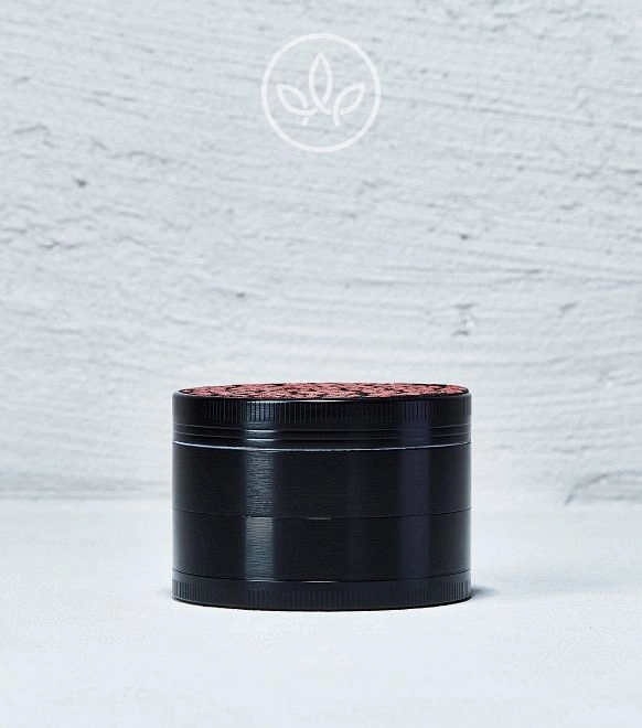 Metal Grinder Blume 60mm 4-teilig, Rot