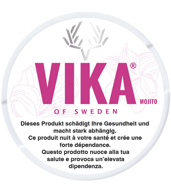 Vika Mojito mit fruchtigem Erdbeer- und Minzgeschmack