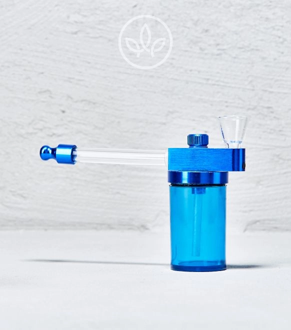 Glas Wasserpfeife, Blau