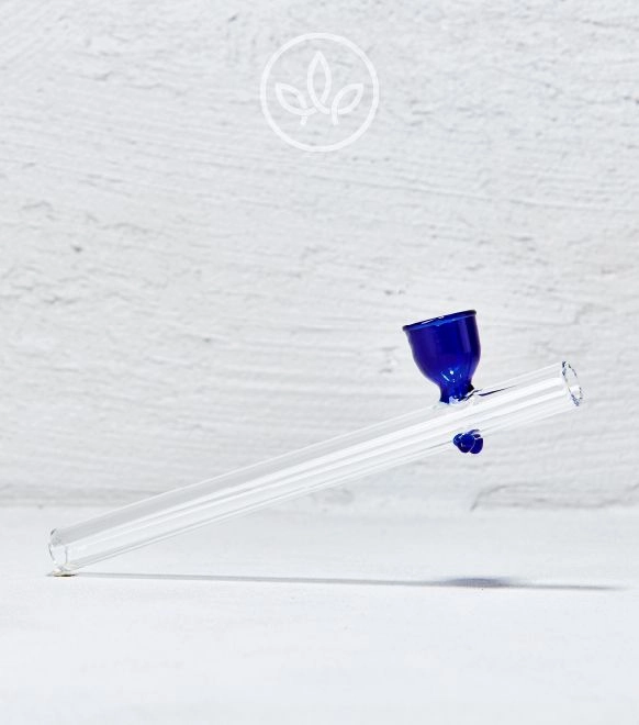 Glaspfeife Kickloch, Blau