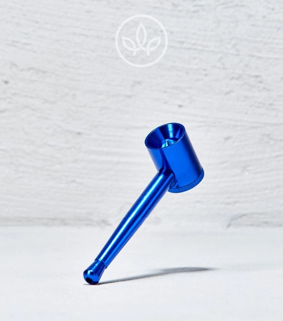 Aluminiumpfeife ohne Netz, Blau