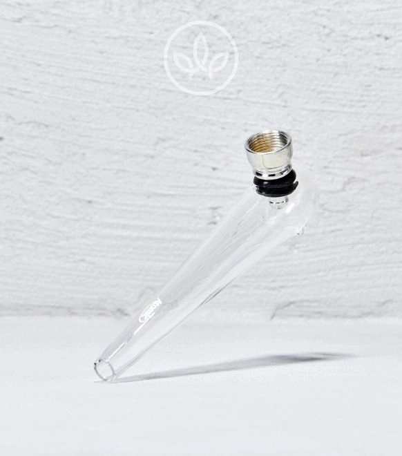 Glaspfeife Konisch, Silber