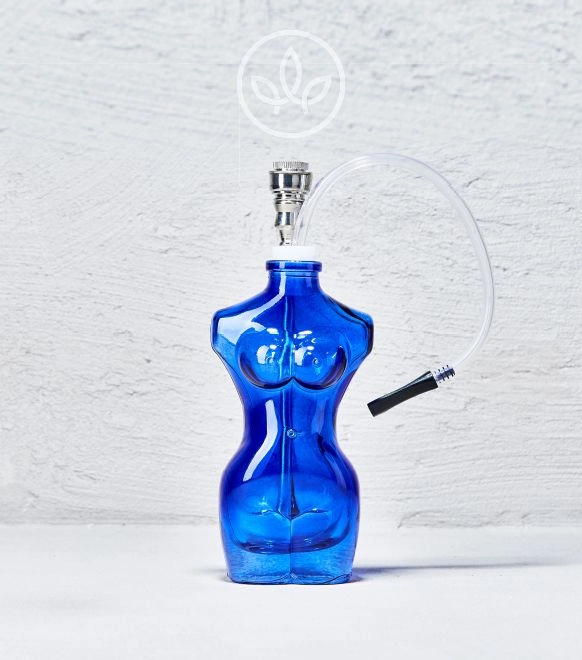 Glas Wasserpfeife Korpus, Blau