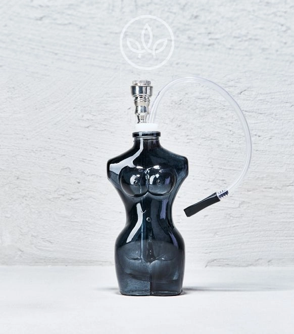 Glas Wasserpfeife Korpus, Schwarz