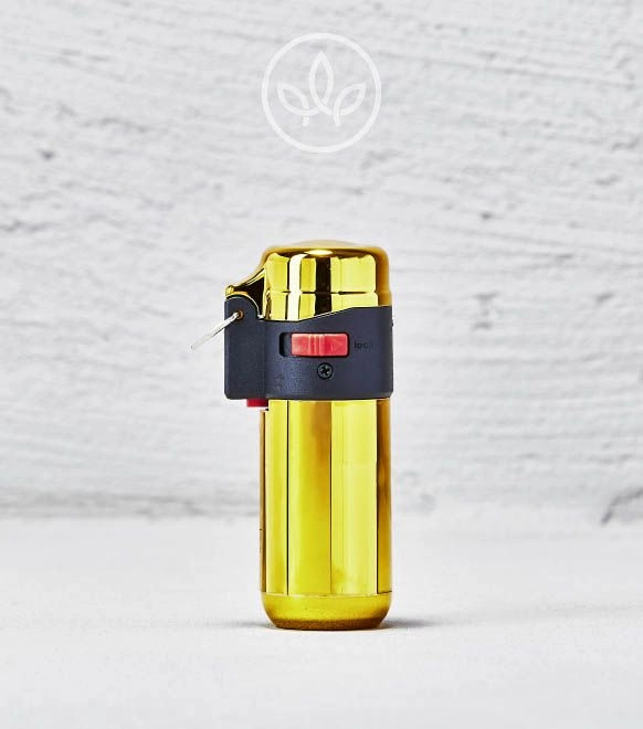 Survival 1er Jet Feuerzeug Chrom, Gold