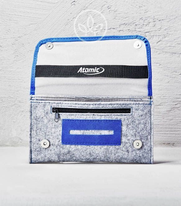 Tabak-Beutel XL Plus Filz, Blau