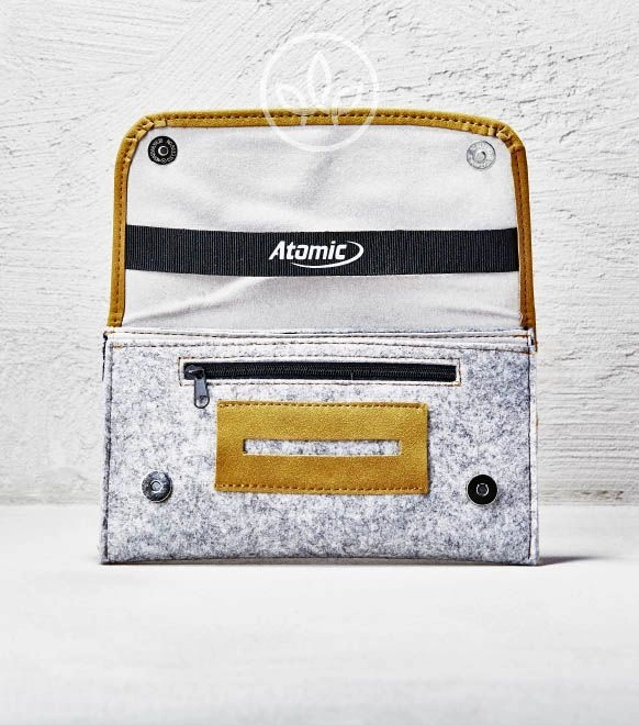 Tabak-Beutel XL Plus Filz, Braun