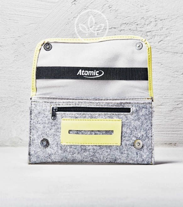 Tabak-Beutel XL Plus Filz, Gelb