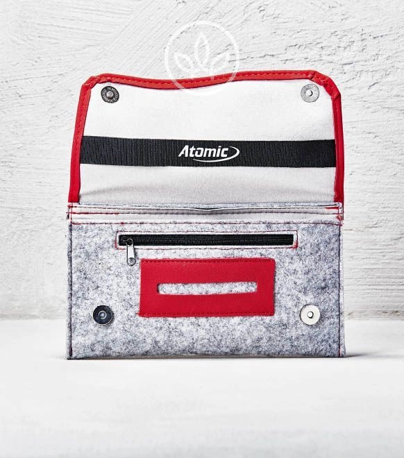 Tabak-Beutel XL Plus Filz, Rot