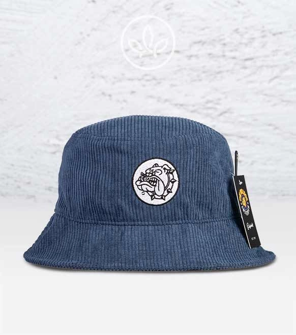 Bucket-Hut Unisex bestickt in Navy