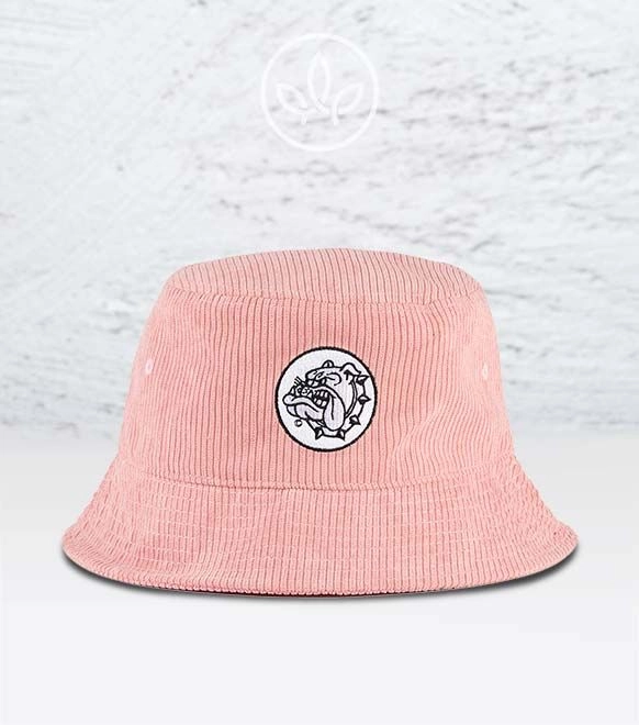 Bucket-Hut Unisex bestickt in Pink